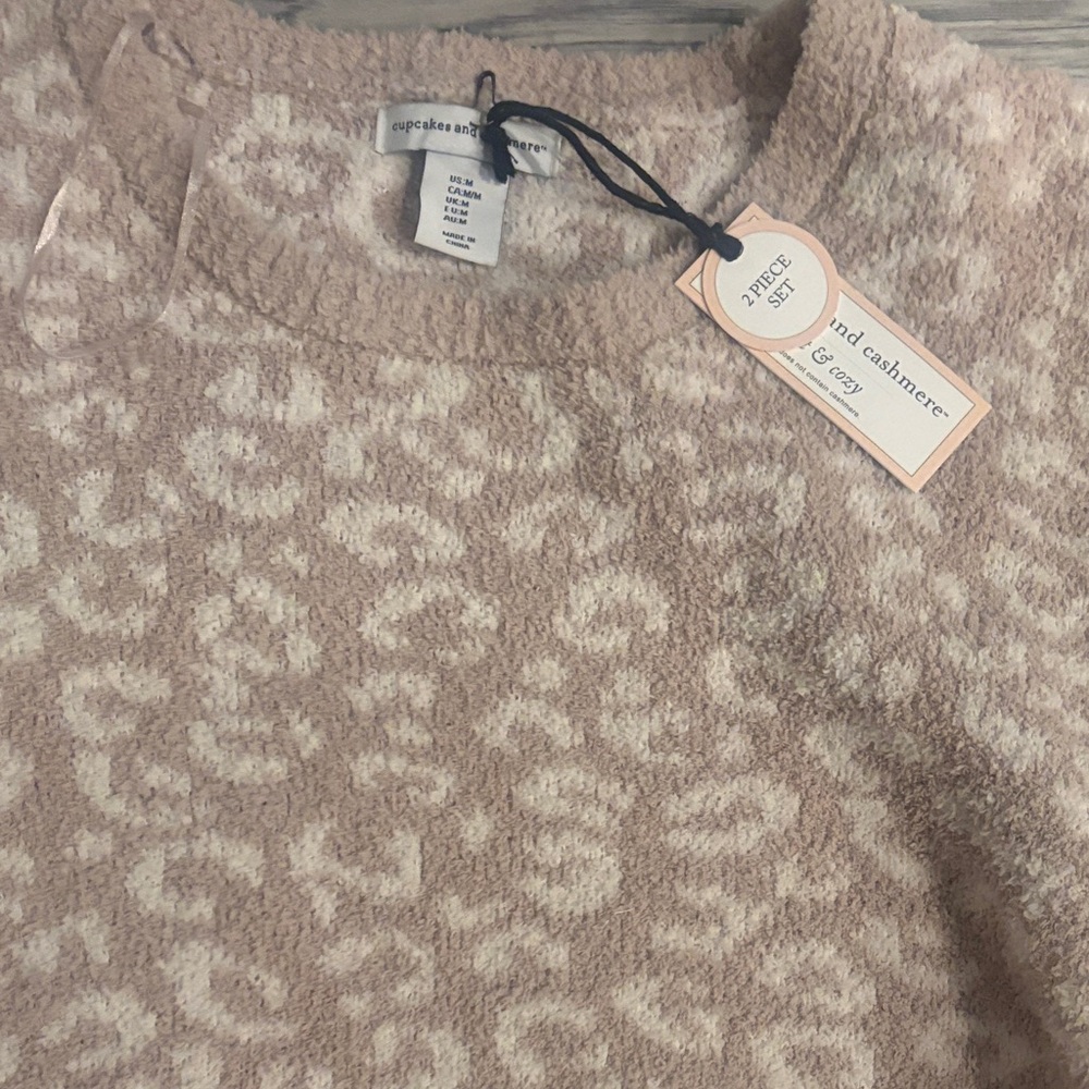 cupcakes & cashmere Cream Patterned Sweater